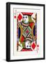 Jack of Diamonds from a deck of Goodall & Son Ltd. playing cards, c1940-Unknown-Framed Giclee Print