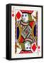 Jack of Diamonds from a deck of Goodall & Son Ltd. playing cards, c1940-Unknown-Framed Stretched Canvas