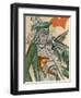 Jack of Hearts, 1913-1914-Olga Vladimirovna Rozanova-Framed Giclee Print