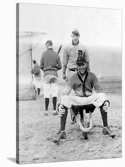 Jack Onslow & Ossie Vitt, Detroit Tigers, Baseball Photo - Detroit, MI-Lantern Press-Stretched Canvas