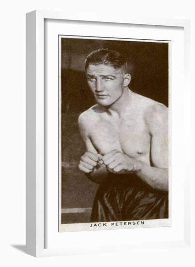 Jack Petersen, Welsh Boxer, 1938-null-Framed Giclee Print