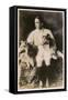 Jack Pickford, Film Actor, with Dogs-null-Framed Stretched Canvas