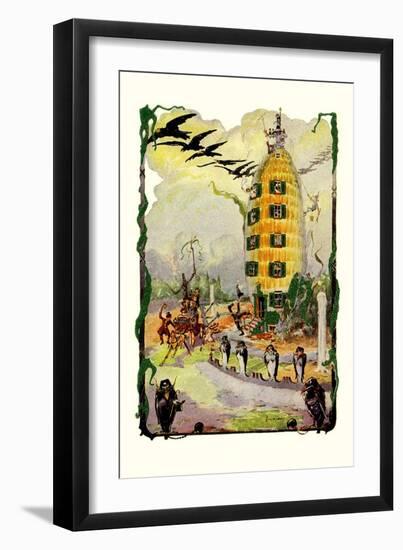 Jack Pumpkin's House of Corn-John R. Neill-Framed Art Print