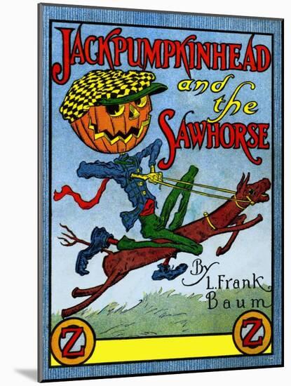 Jack Pumpkinhead and the Sawhorse-John R. Neil-Mounted Art Print