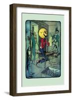 Jack Pumpkinhead's Ride-John R. Neill-Framed Art Print