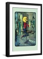 Jack Pumpkinhead's Ride-John R. Neill-Framed Art Print