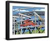 Jack Rabbit Roller Coaster-Ron Magnes-Framed Giclee Print