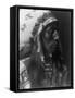 Jack Red Cloud Ogalala Indian Portrait Curtis Photograph-Lantern Press-Framed Stretched Canvas