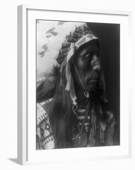 Jack Red Cloud Ogalala Indian Portrait Curtis Photograph-Lantern Press-Framed Art Print