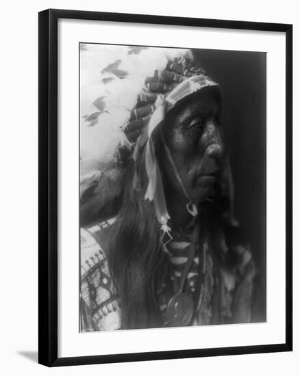 Jack Red Cloud Ogalala Indian Portrait Curtis Photograph-Lantern Press-Framed Art Print