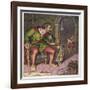 Jack Runs off with the Giant's Harp-null-Framed Art Print