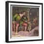 Jack Runs off with the Giant's Harp-null-Framed Art Print