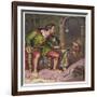 Jack Runs off with the Giant's Harp-null-Framed Art Print