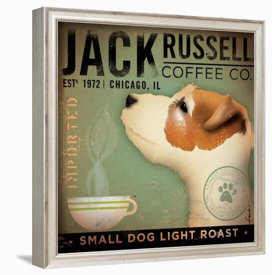 Jack Russel Coffee Co.-Stephen Fowler-Framed Art Print