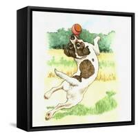 Jack Russell Dog-Wendy Edelson-Framed Stretched Canvas