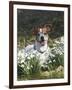 Jack Russell in Snowdrops-null-Framed Photographic Print