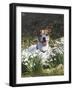 Jack Russell in Snowdrops-null-Framed Photographic Print