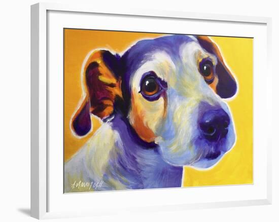 Jack Russell - Mudgee-Dawgart-Framed Giclee Print