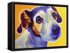 Jack Russell - Mudgee-Dawgart-Framed Stretched Canvas