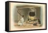 Jack Russell Terrier and Cats-null-Framed Stretched Canvas