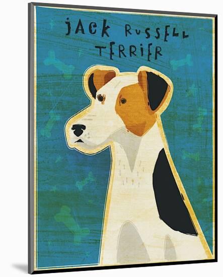 Jack Russell Terrier-John Golden-Mounted Giclee Print