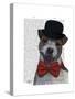 Jack Russell Union Jack-Fab Funky-Stretched Canvas