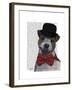 Jack Russell Union Jack-Fab Funky-Framed Art Print