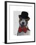 Jack Russell Union Jack-Fab Funky-Framed Art Print