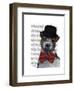 Jack Russell Union Jack-Fab Funky-Framed Art Print