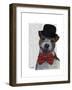 Jack Russell Union Jack-Fab Funky-Framed Art Print