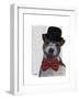 Jack Russell Union Jack-Fab Funky-Framed Art Print