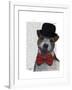 Jack Russell Union Jack-Fab Funky-Framed Art Print