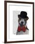 Jack Russell Union Jack-Fab Funky-Framed Art Print