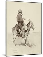 Jack's Man William, a Modern Sancho Panza (Brush, Pen and Ink and Gouache on Paper)-Frederic Remington-Mounted Giclee Print