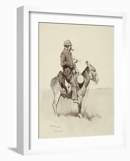 Jack's Man William, A Modern Sancho Panza-Frederic Sackrider Remington-Framed Giclee Print