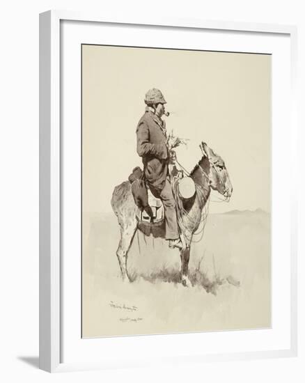 Jack's Man William, A Modern Sancho Panza-Frederic Sackrider Remington-Framed Giclee Print