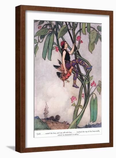 Jack Seized the Hen-Warwick Goble-Framed Giclee Print