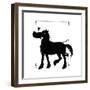 Jack Sparrow and the Horse-Mary Baker-Framed Giclee Print