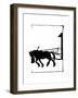 Jack Sparrow Perched on the Horse-Mary Baker-Framed Giclee Print