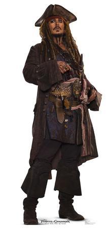 Pared Jack Sparrow 100 x 5 x 100 cm Star Cutouts Figura de Pareja Pirata cartón 