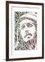 Jack Sparrow-Cristian Mielu-Framed Art Print