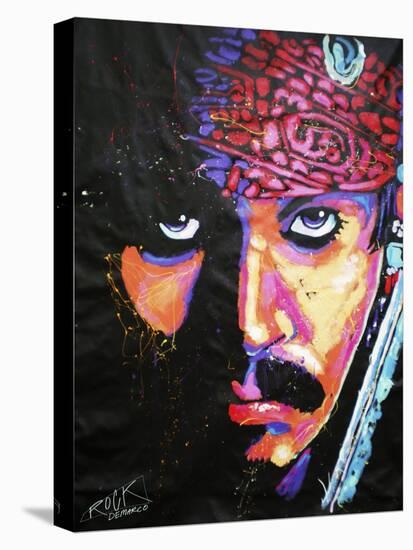 Jack Sparrow-Rock Demarco-Stretched Canvas