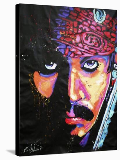 Jack Sparrow-Rock Demarco-Stretched Canvas