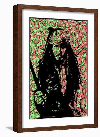 Jack Sparrow-Cristian Mielu-Framed Art Print