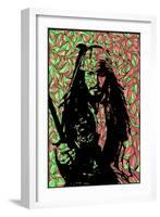 Jack Sparrow-Cristian Mielu-Framed Art Print