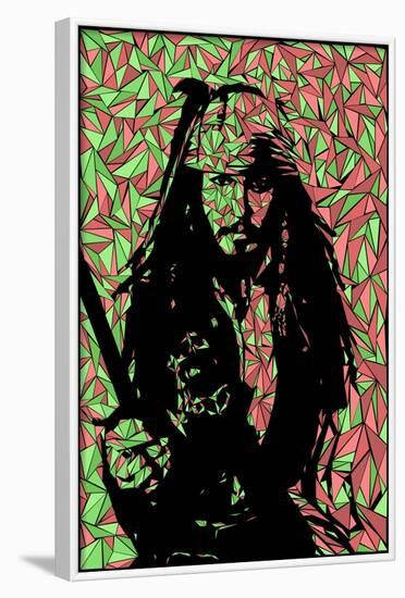 Jack Sparrow-Cristian Mielu-Framed Art Print