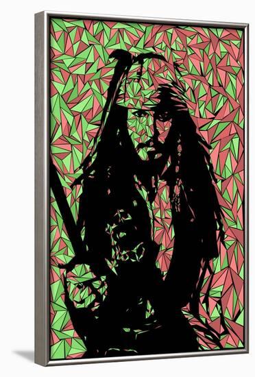 Jack Sparrow-Cristian Mielu-Framed Art Print