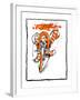 Jack the Cyclist-Chas Robinson-Framed Giclee Print