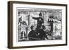 Jack the Ripper: Contemporary Illustration Depicting Pc Watkins Calling for Assistance in Mitre Squ-null-Framed Giclee Print