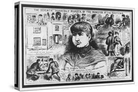 Jack the Ripper: Illustration from the Police News of 17 November 1888-null-Stretched Canvas
